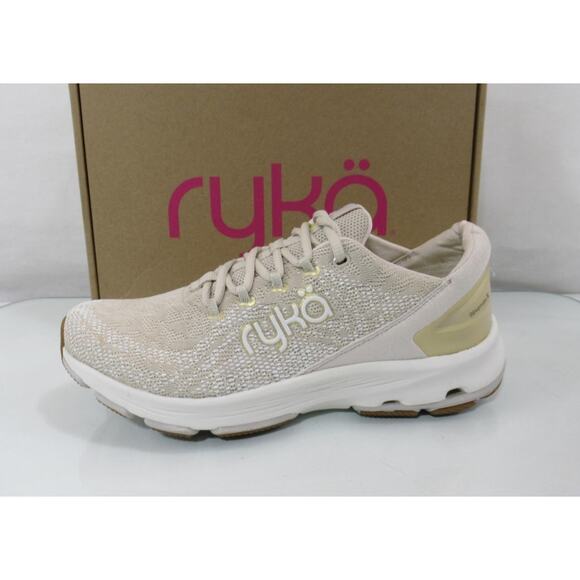 Women's Ryka Devotion X Lace Up Walking Shoes Sneakers French Beige Size 7 W - Picture 2 of 10
